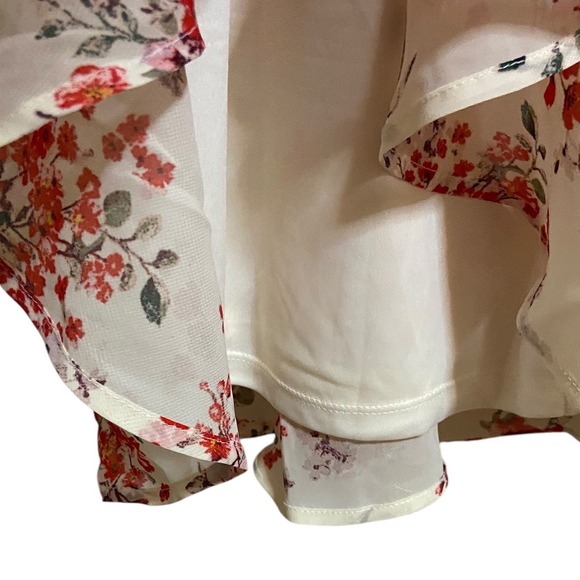 Maurices NEW Floral Off The Shoulder Smocked Midi Dress Plus Cottagecore Size 3X - Picture 7 of 12